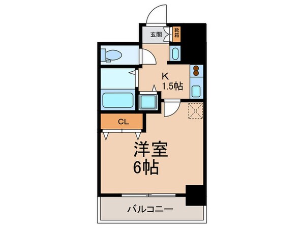 リンクパラッツオ上本町の物件間取画像